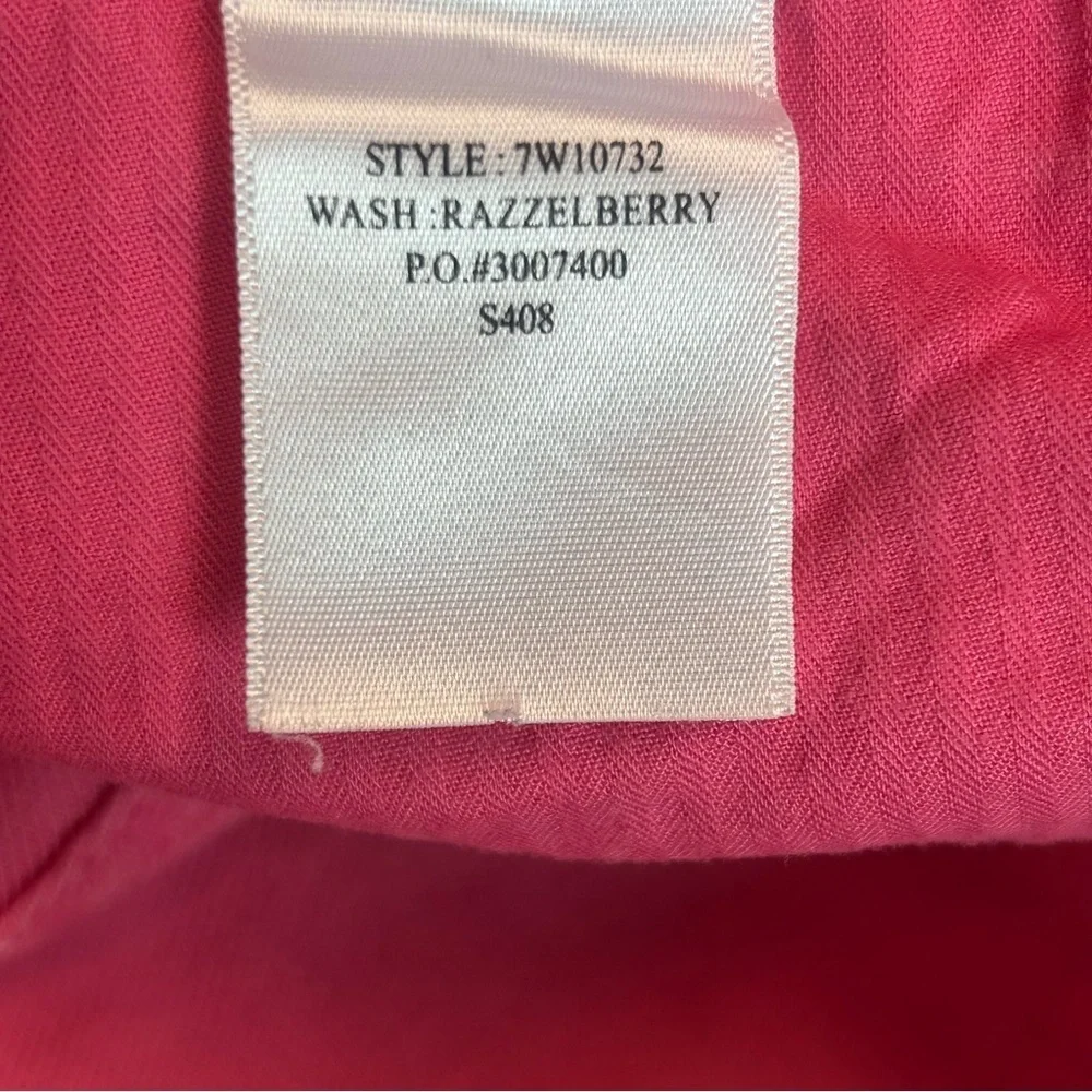 Lucky Brand pink Lola Skinny Mid Rise Slim fit Cropped ankle Jean Sz 28